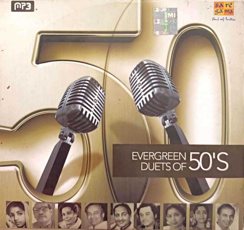 EVERGREEN DUETS OF 50S MP3 Standard Edition  (Hindi - VARIOUS)