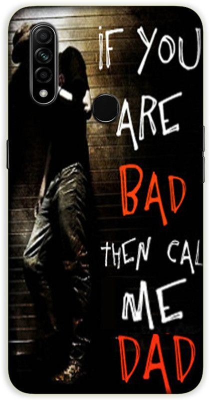 iprinto Back Cover for Oppo A31/CPH2015 Bad Boys Back Cover  (Black, Hard Case)