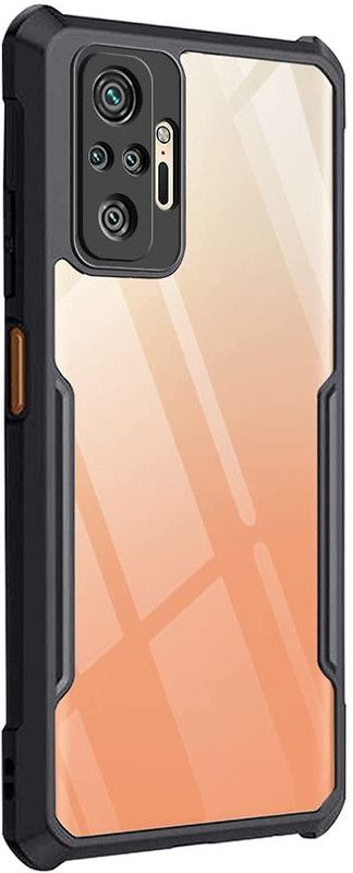 Celltune Back Cover for Mi Redmi Note 10 Pro/Pro Max  (Black, Dual Protection, Pack of: 1)
