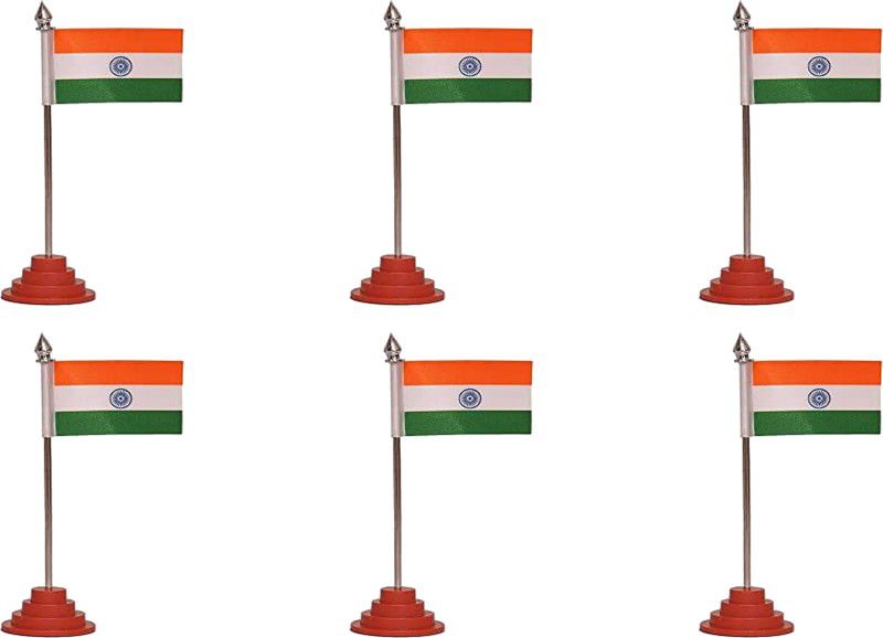 DsIndustry Indian Flag Rectangle Car Dashboard Flag Flag  (Nylon)