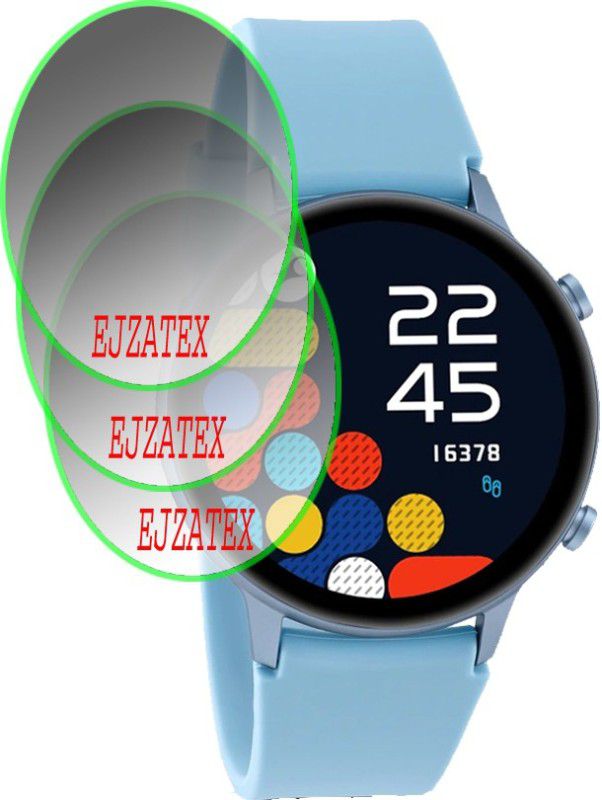 ejzatex Screen Guard for FASTRACK REFLEX PLAY PLUS SMARTWATCH  (Pack of 3)