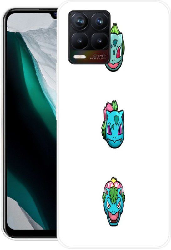 JAYFOX Back Cover for Realme 8  (Multicolor, Silicon, Pack of: 1)