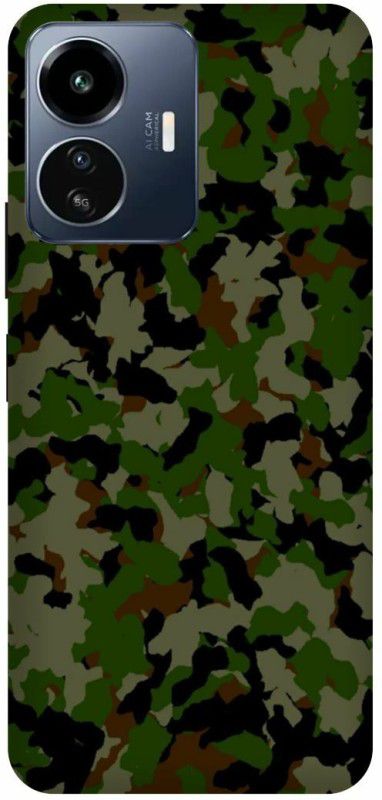 DIKRO Back Cover for vivo Y77 5G, V2169, INDIAN, ARMY, TEXTURE, DRESS  (Khaki, Hard Case, Pack of: 1)