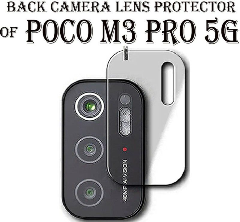 YCHROZE Back Camera Lens Glass Protector for POCO M3 Pro 5G  (Pack of: 1)