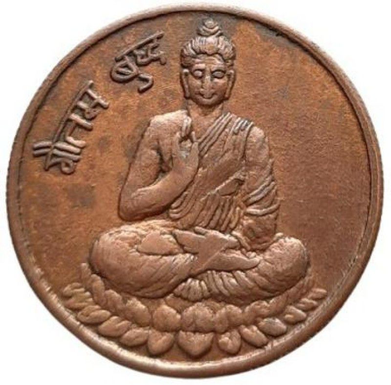 COINS WORLD GAUTAM BUDDHA 10 GRAMS COPPER TOKEN Modern Coin Collection  (1 Coins)
