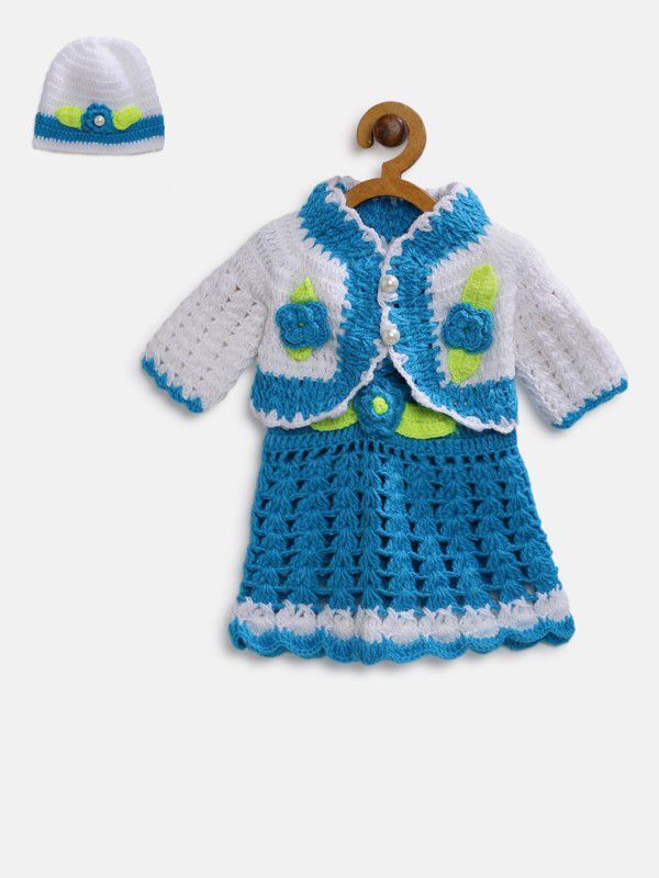 Baby Boys & Baby Girls Casual Sweater Sweater  (Blue)