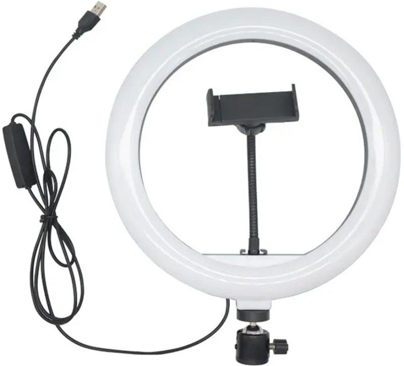 Inorvo 10 Inch Selfie Ring Light For Photo and Video for Camera | Smartphone|YouTube Ring Flash  (White)