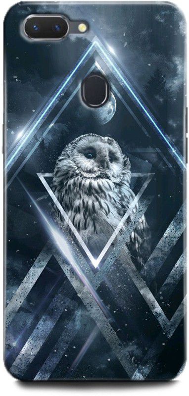 WallCraft Back Cover for OPPO A5, CPH1809 OWL, BIRD, TRIANGLE, PLANET, NIGHT WATCH, ABEJ, TRIPPY  (Multicolor, Dual Protection, Pack of: 1)