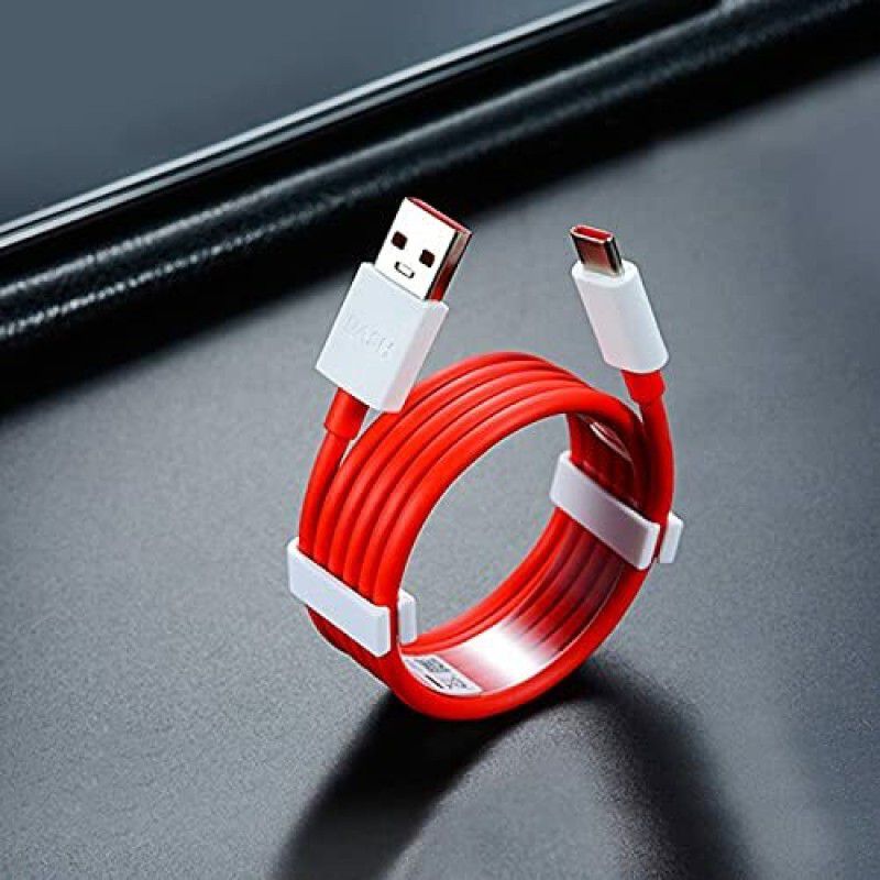 MITASU USB Type C Cable 6.5 A 1.00190999999997 m Copper Braiding redmi c type cable for mobile charger  (Compatible with Data cable charging, Red, One Cable)