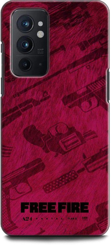 WallCraft Back Cover for OnePlus 9RT 5G GUNS, BULLETS, SHOOT, FREE FIRE, ABSTRACT  (Multicolor, Dual Protection, Pack of: 1)