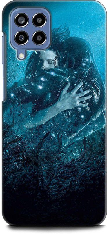 WallCraft Back Cover for SAMSUNG Galaxy M53 5G SWEET HUG, LOVE, GIRL AND BOY, BLUE, COUPLES  (Multicolor, Dual Protection, Pack of: 1)