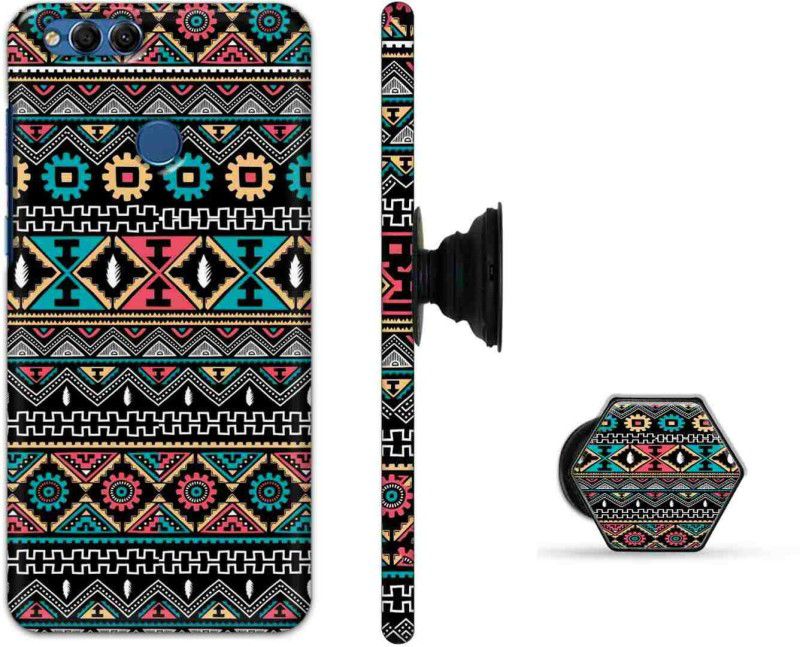 ChicShell Back Cover for Honor 7X  (Multicolor, Cases with Holder, Pack of: 2)