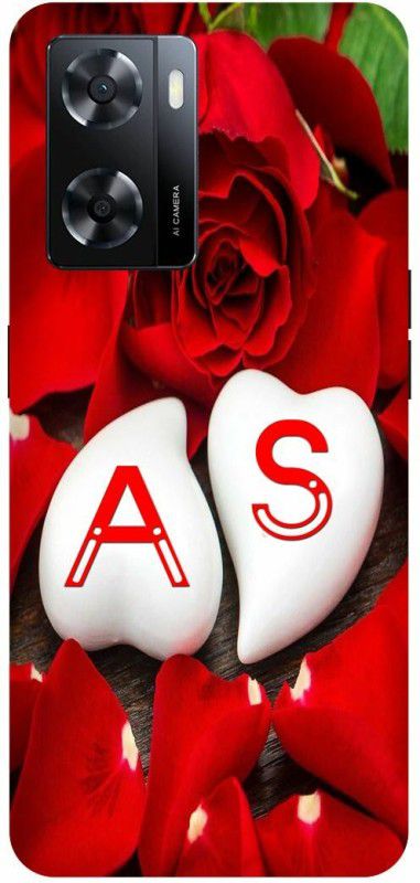 Dimora Back Cover for OPPO A57, A LOVES S NAME A NAME S LETTER ALPHABET A LOVE S NAME  (Red, Hard Case, Pack of: 1)