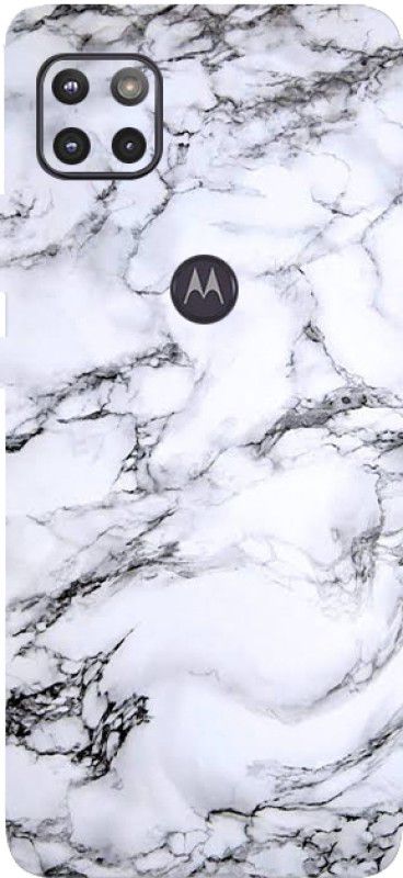 BUGGU Motorola Moto One 5G Mobile Skin  (Ultra Super MARBLE Skin With High Matte Finish.)