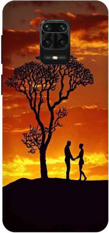 THE NARAYANA COLLECTIONS Back Cover for REDMI NOTE 10 LITE-ALONE,LIFE,LOVE,TREE,SUN,SET,NATURE  (Multicolor, Hard Case, Pack of: 1)