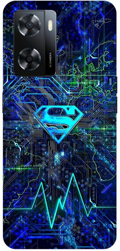 Dimora Back Cover for OPPO A 57e ,SUPERMAN LOGO SUPERMAN SIGN SUPERHERO  (Multicolor, Hard Case, Pack of: 1)