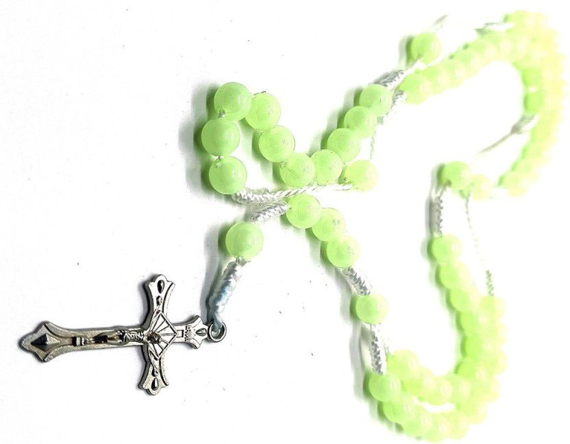 Jesus Cross Radium Pendent Religious Jewellery Chain for Christmas Gift RL447 Sterling Silver Stainless Steel Pendant Set
