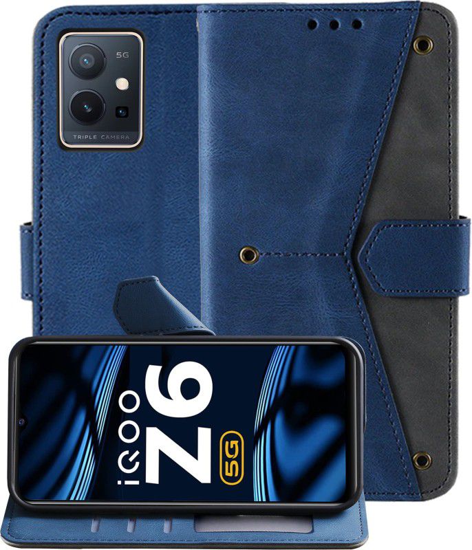 Autofocus Back Cover for IQOO Z6 5G  (Multicolor, Holster)