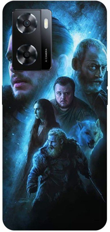 Dimora Back Cover for OPPO A57, GAMEOFTHRONES WINTERISHERE WINTERISCOMING OF DUTYBLACKOPS  (Blue, Hard Case, Pack of: 1)