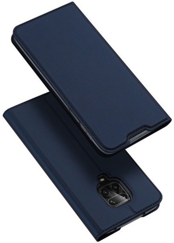 Vodex Flip Cover for Poco M2 Pro  (Blue, Dual Protection, Pack of: 1)