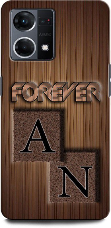 INTELLIZE Back Cover for OPPO F21 Pro 4G AN, A LOVE N, N LOVE A, A LETTER, N LETTER, AN NAME  (Multicolor, Hard Case, Pack of: 1)