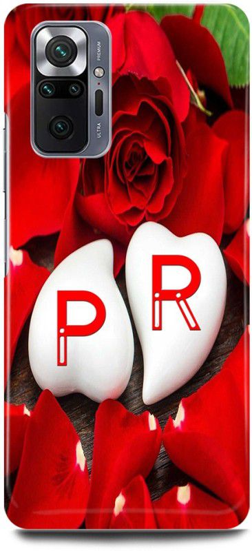 Dimora Back Cover for REDMI Note 10 Pro, P LOVES R NAME,P NAME, R LETTER, ALPHABET,P LOVE R NAME  (Multicolor, Hard Case, Pack of: 1)