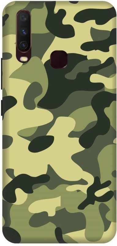 URCHIN Back Cover for vivoY12 Cameflage, Indian Flag, national, flag, indian army, india, India  (Multicolor, Shock Proof, Pack of: 1)