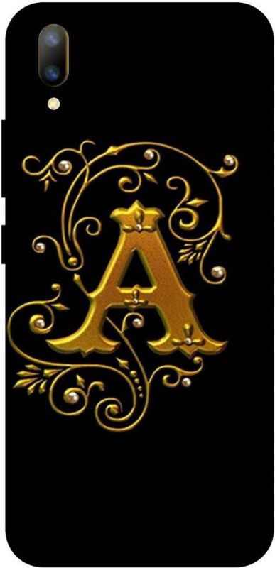THE NARAYANA COLLECTIONS Back Cover for VIVO V11 PRO-1804-A,NAME,LATTER,ALPHABET,GOLDEN  (Multicolor, Hard Case, Pack of: 1)