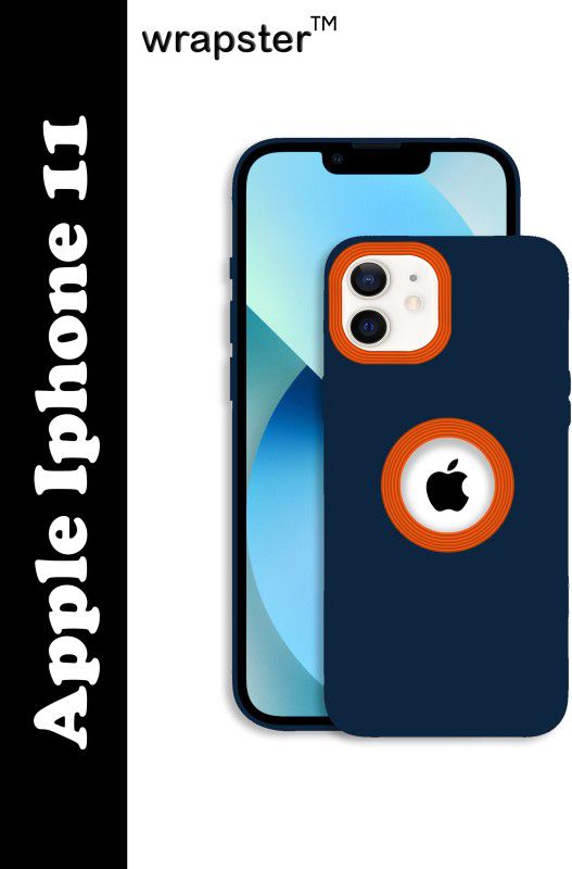 Wrapster Back Cover for APPLE IPHONE 11  (Blue, Waterproof, Silicon, Pack of: 1)
