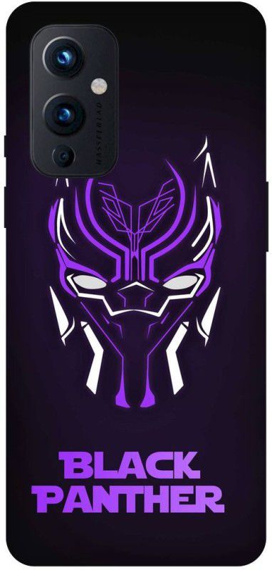FRONK Back Cover for OnePlus 9 5G, LE2111, BLACK, PANTHER, WAKANDA, FOREVER  (Purple, Hard Case, Pack of: 1)