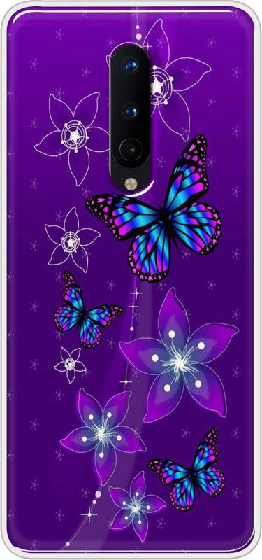 Cooldone Back Cover for OnePlus 8  (Purple, Grip Case, Silicon, Pack of: 1)