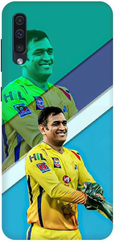 THESTONEWELL Back Cover for SAMSUNG G A50 M.S DHONI INDIAN CRICKTER  (Multicolor, Waterproof, Pack of: 1)