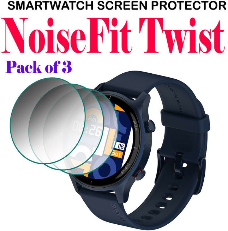 hirdesh Impossible Screen Guard for NoiseFit Twist  (Pack of 3)