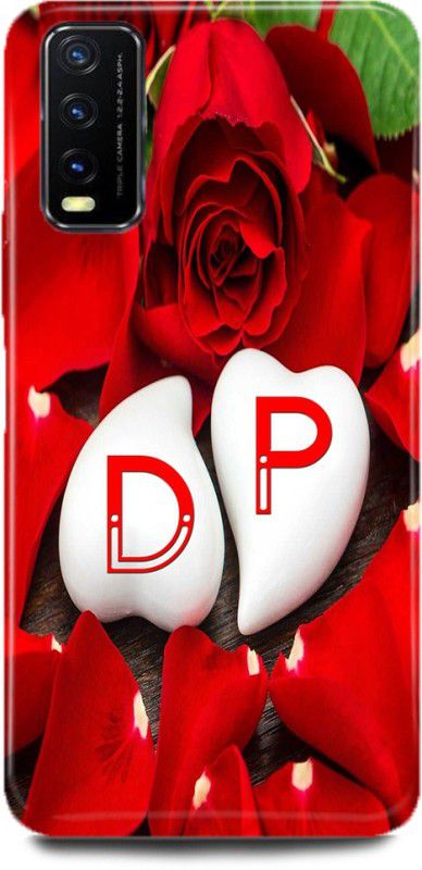 MP ARIES MOBILE COVER Back Cover for Vivo Y20/V2029,D Loves P Name,D Name, P Letter, Alphabet,D Love P NAME  (Multicolor, Hard Case, Pack of: 1)