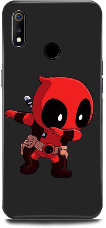 MP ARIES MOBILE COVER Back Cover for Realme 3 Pro  (Black, Red, Hard Case)