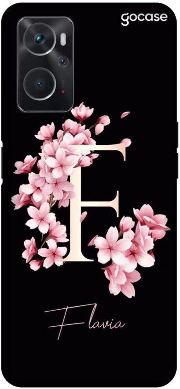 PHONE WALEY.COM Back Cover for OPPO A76 , CPH2375 , F letter,F name F word , Printed Back Cover  (Black, Hard Case, Pack of: 1)