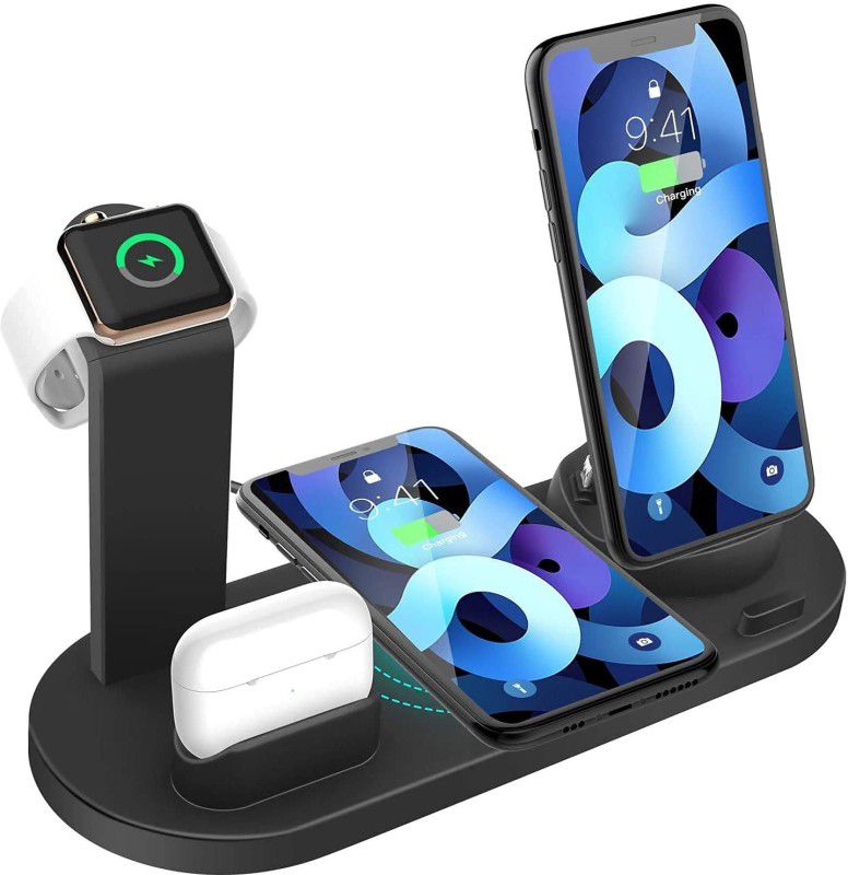 MARS 4 in 1 Wireless Charging Stand for iPhone, Samsung, iWatch, Airpods, Airpods Pro Charging Pad