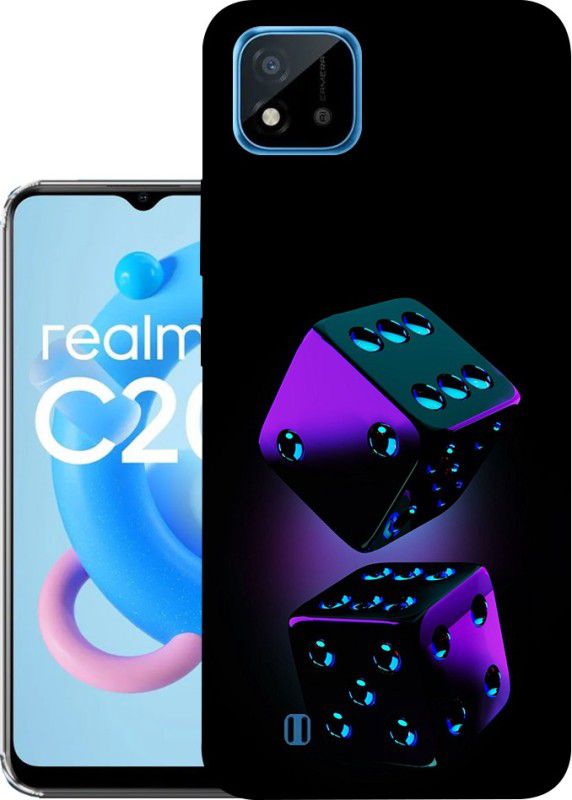HANIRY Back Cover for Realme C20 back cover | Realme RMX3063 back cover | RMX3063 | Print_01  (Multicolor, Flexible, Silicon, Pack of: 1)