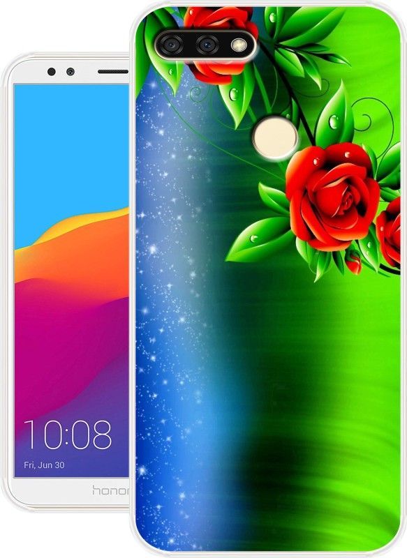 Morenzoprint Back Cover for Honor 7C  (Multicolor, Grip Case, Silicon, Pack of: 1)