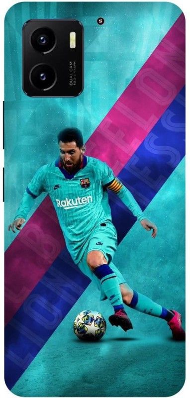 FRONK Back Cover for vivo Y15s, V2120, LIONEL, MESSI, CUP, 10, MESSI  (Blue, Hard Case, Pack of: 1)