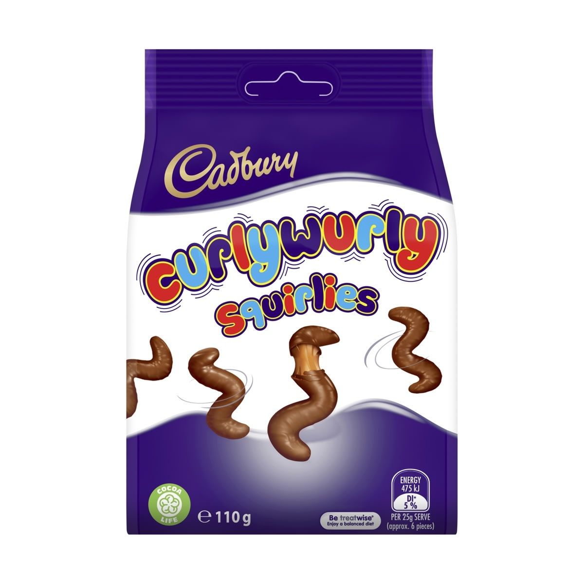 Cadbury Curly Wurly Squirlies 110g
