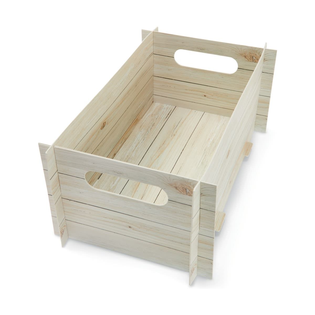 Wood Look Display Crate