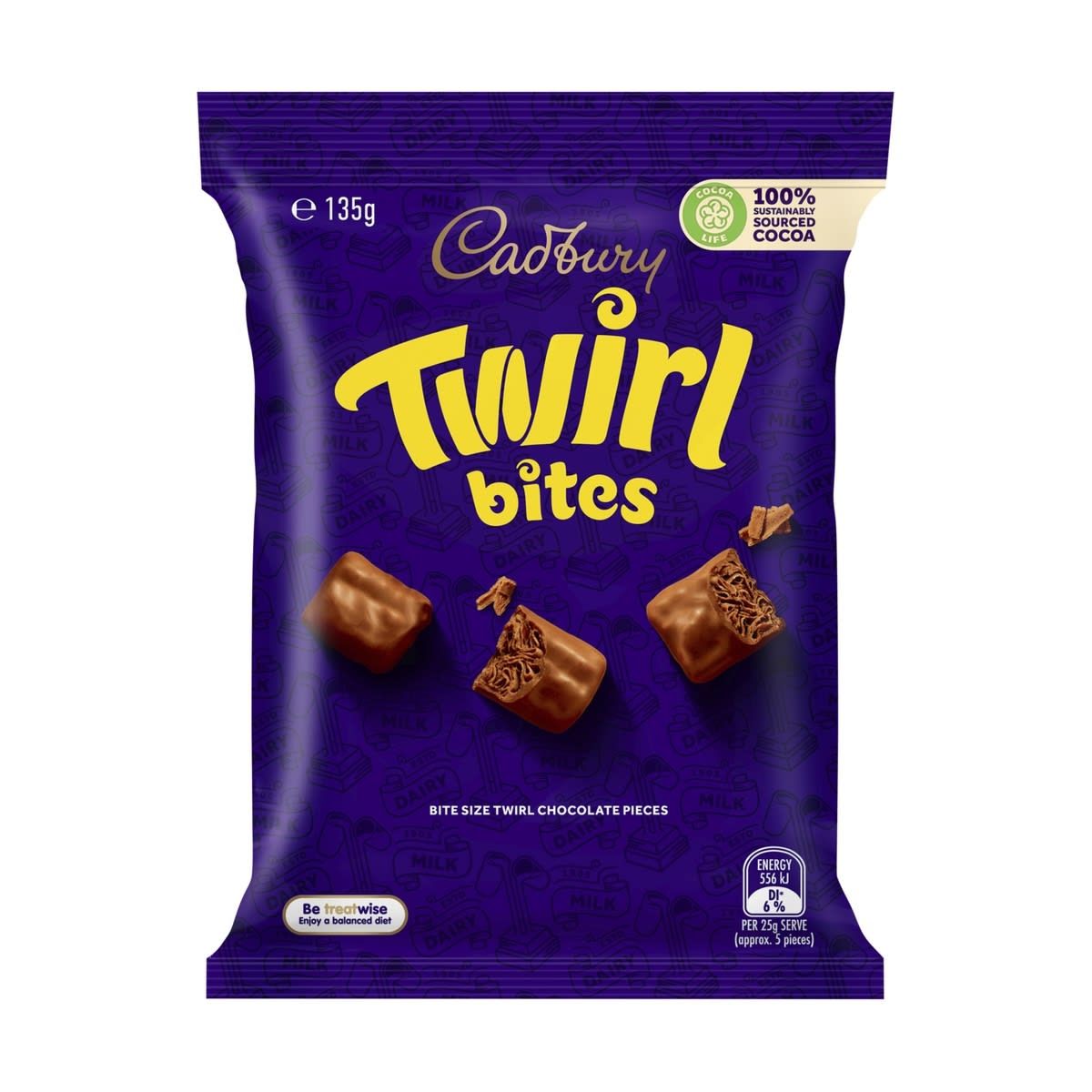 Cadbury Twirl Bites 135g