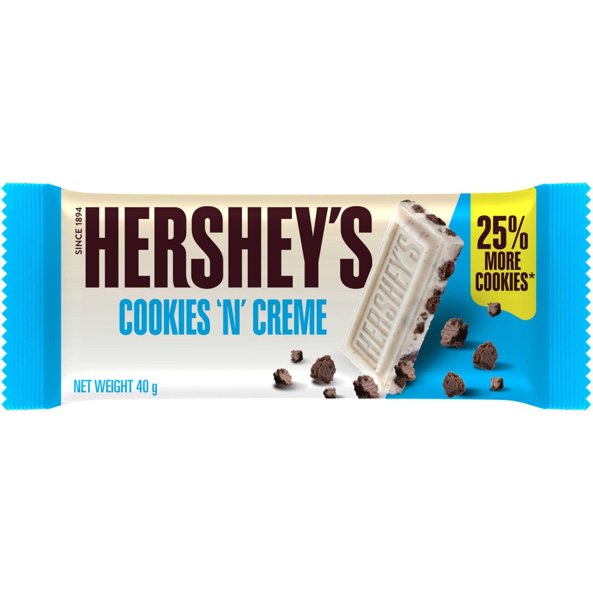 Hershey's Cookies 'N' Creme Bar 40g