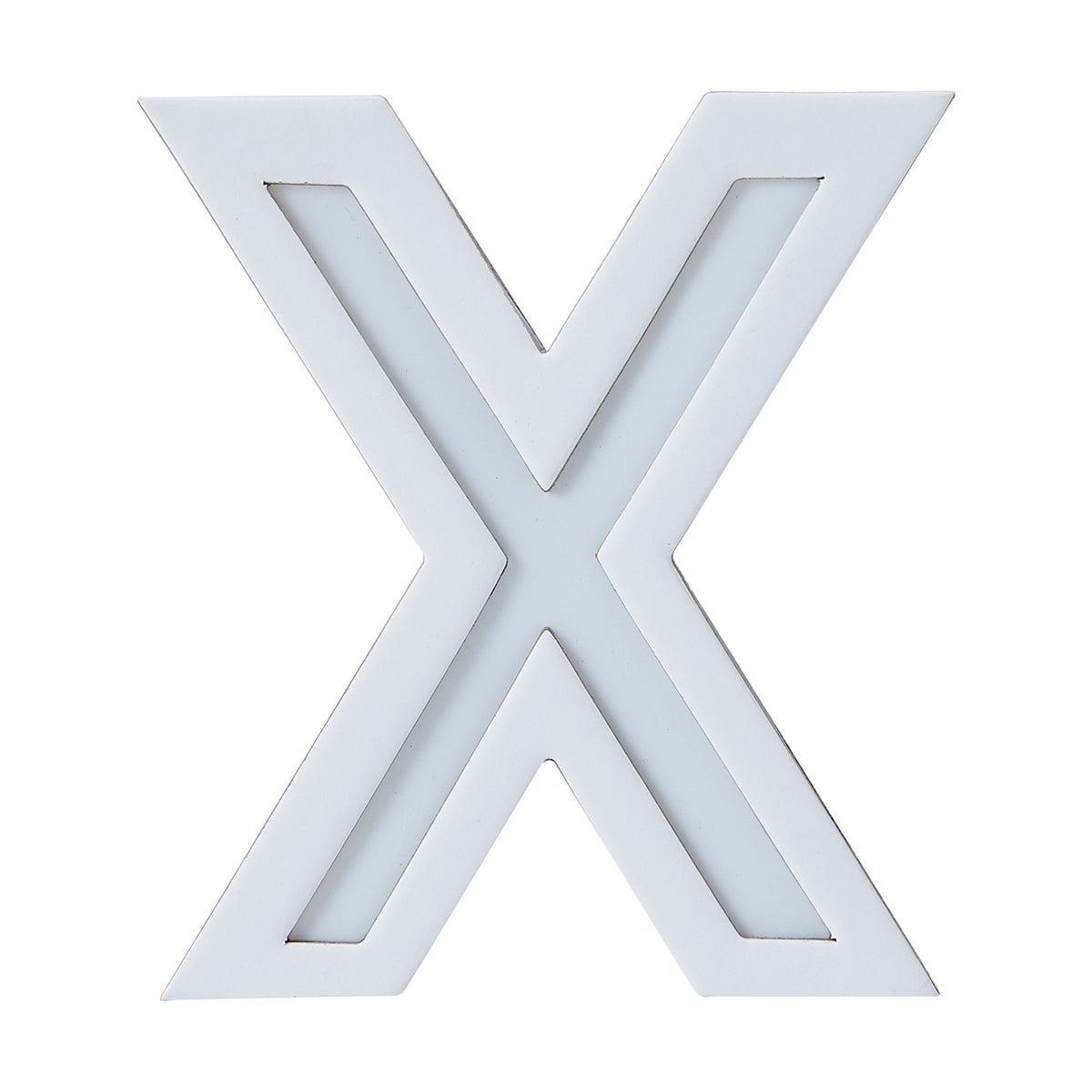 Light Up Letter - X