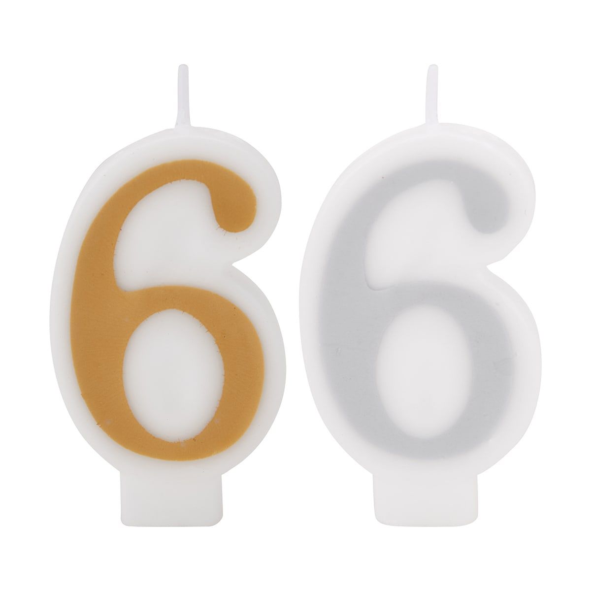 Candle Number 6 - Assorted