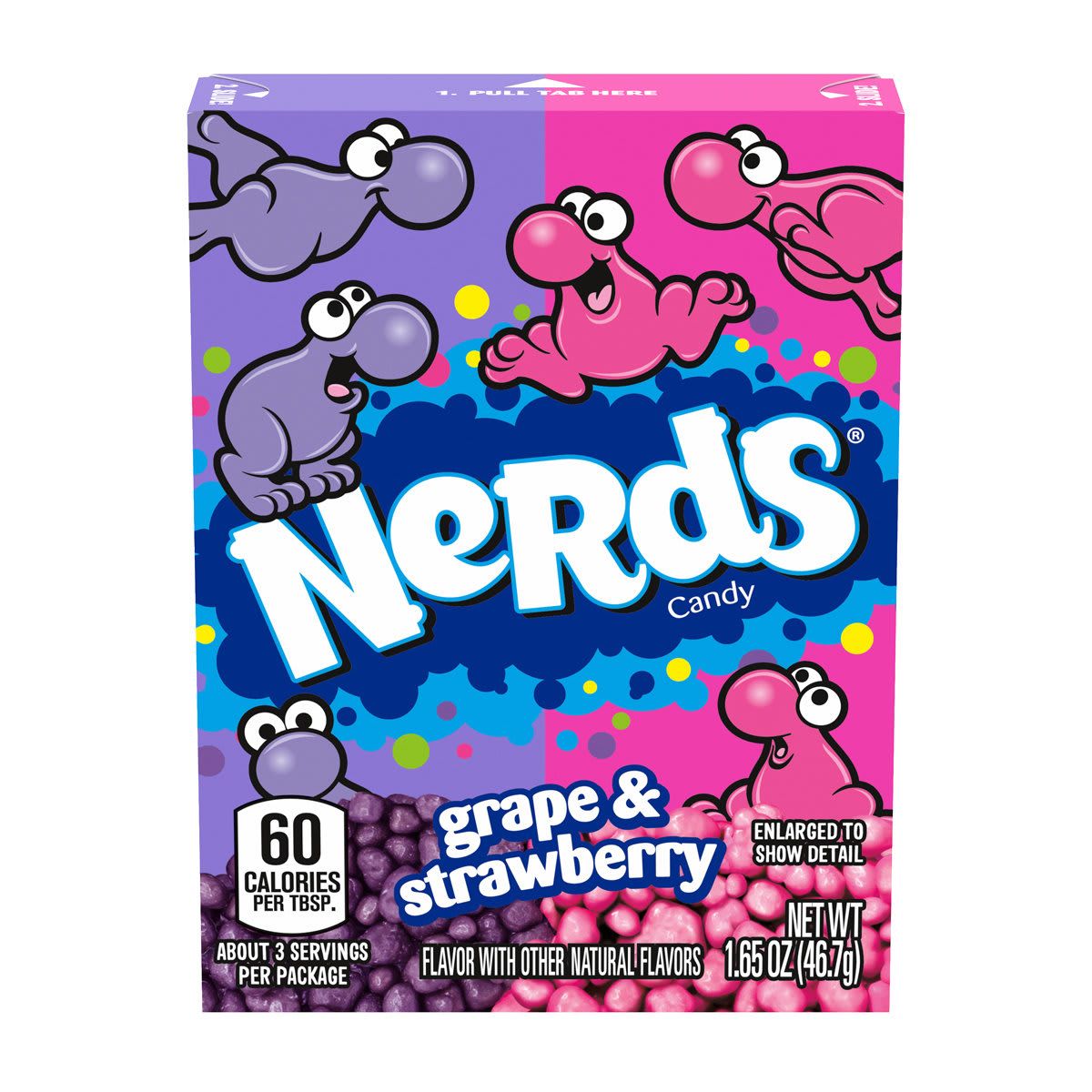 Nerds Grape and Strawberry Candy 46.7g