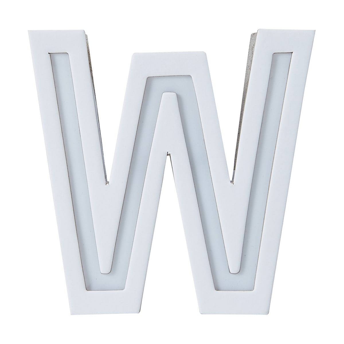 Light Up Letter - W