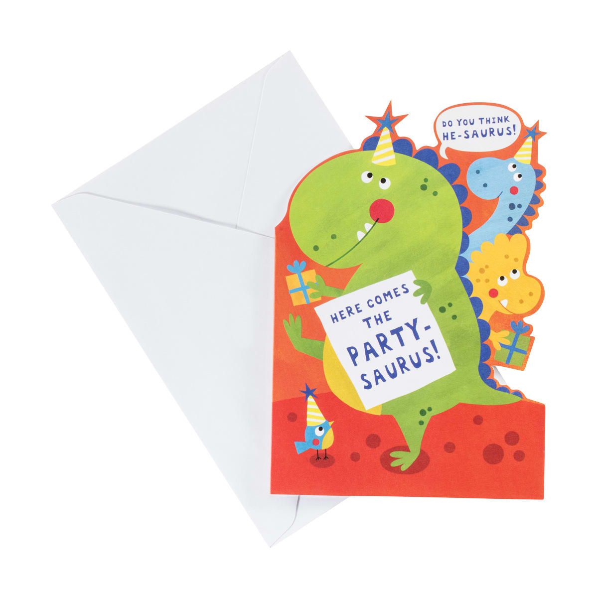 Party Saurus Birthday Card