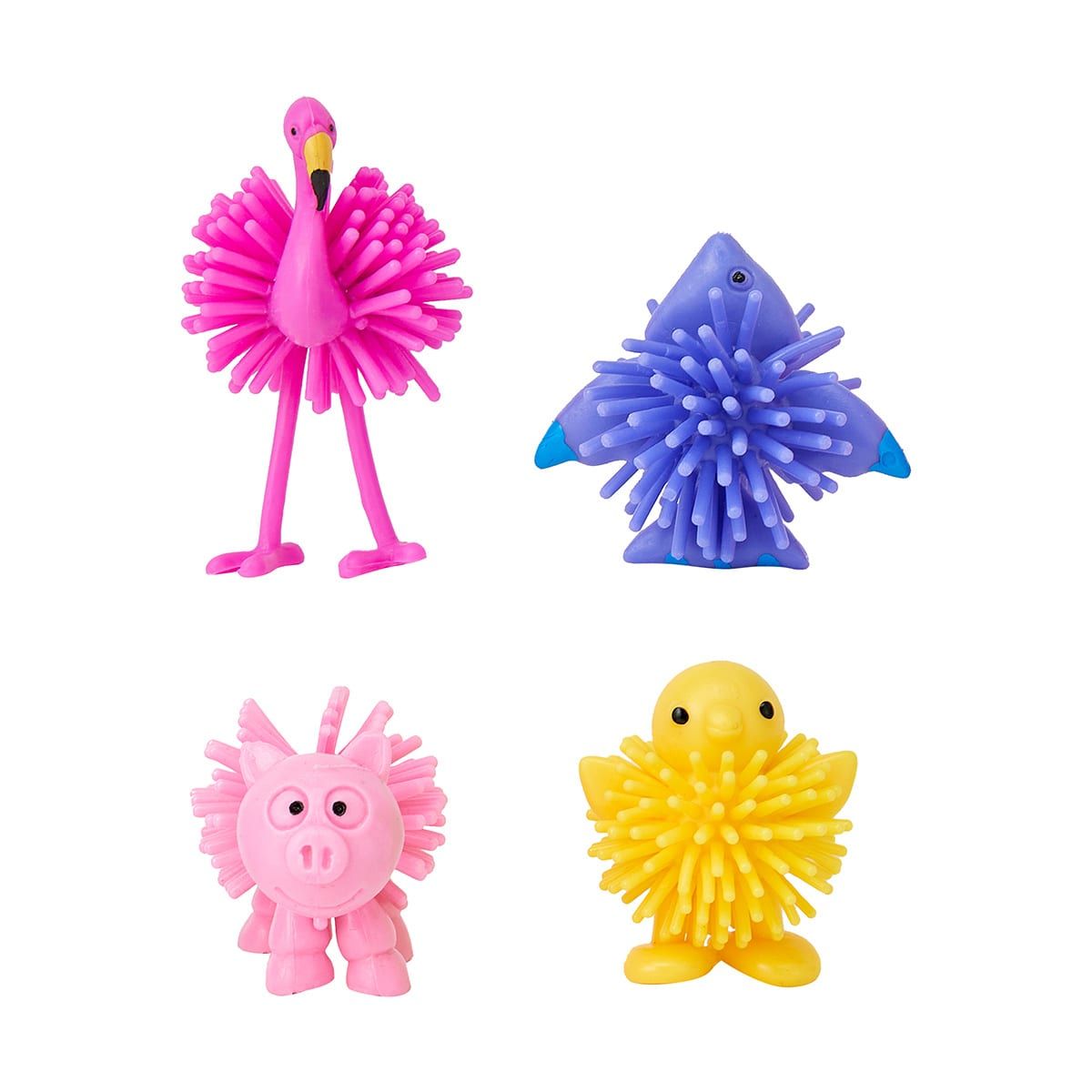 4 Piece Spikey Animals